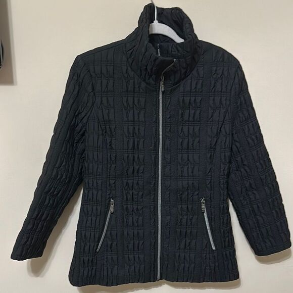 Anne Klein Women's Black Quilted Jacket - Picture 1 of 4